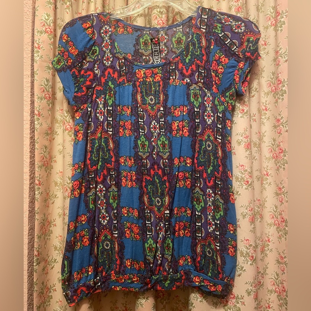 Free People colorful blouse